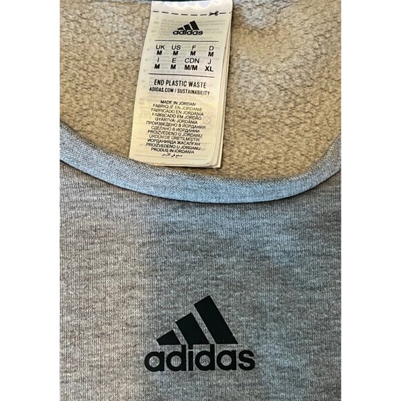 EUC Adidas pullover sweatshrit sustainable brand ladies med crewneck athleisure - Picture 5 of 8